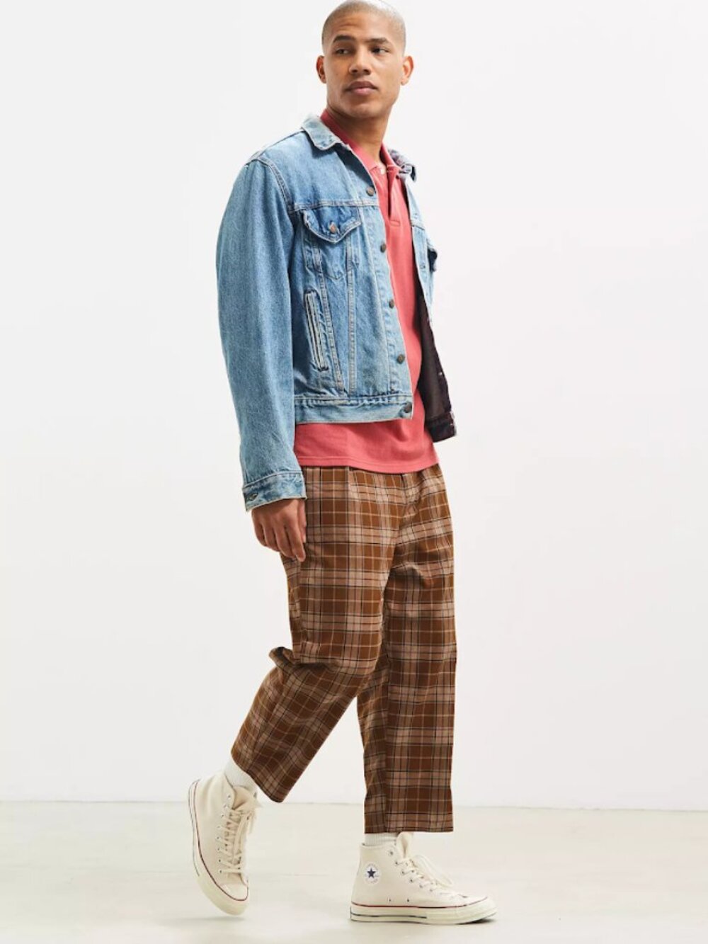 Urban Outfitters Plaid Menswear Pant
